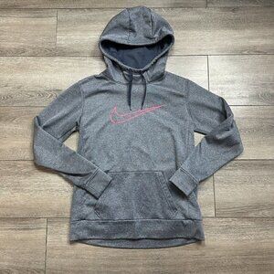 Nike hoodie sweatshirt pull-over Just do It size Small active hooded Dri-Fit